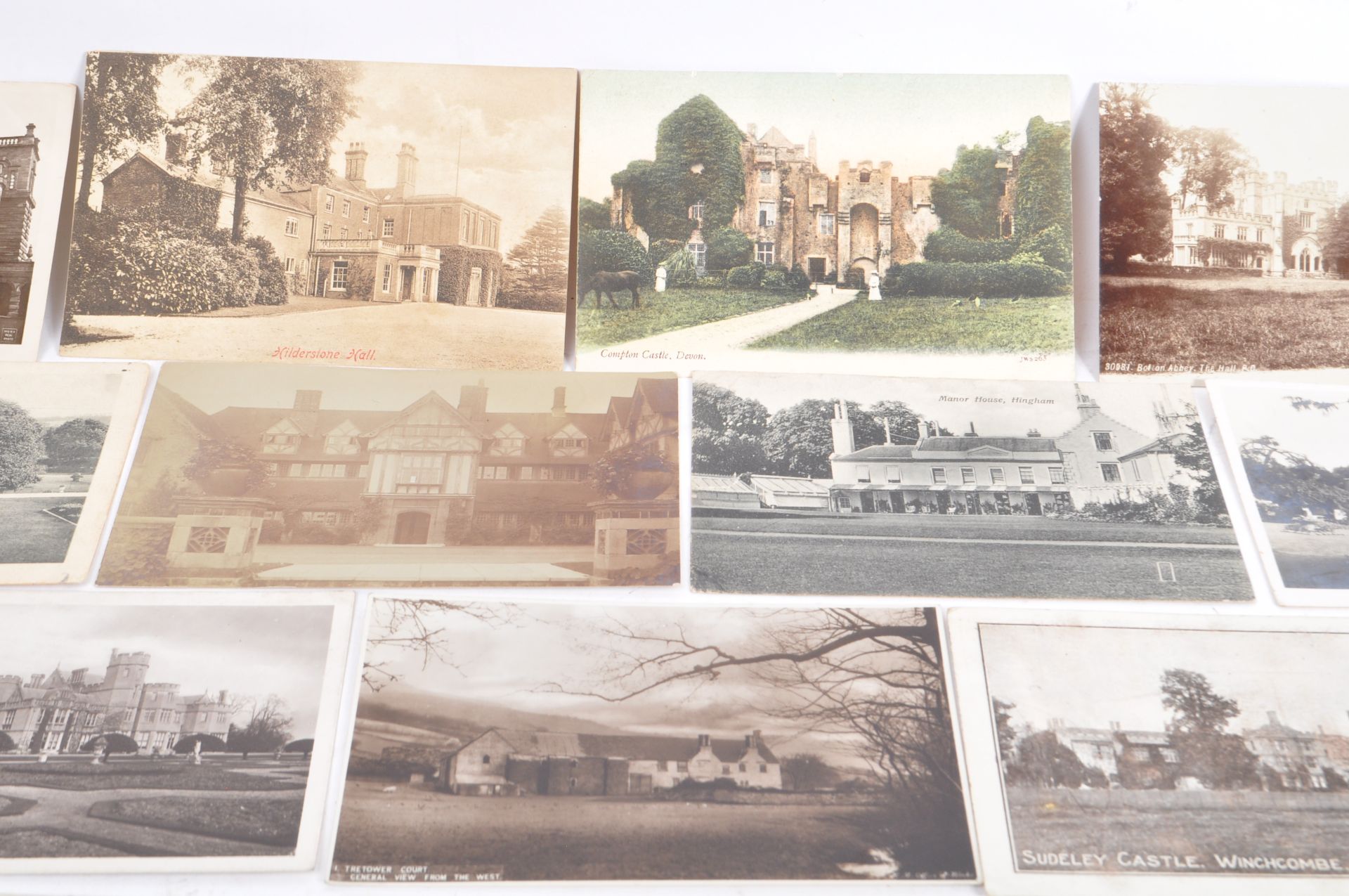 COLLECTION OF MID 20TH CENTURY UK COUNTRY HOUSE POSTCARDS - Bild 12 aus 16