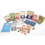 COLLECTION OF 20TH CENTURY BRITISH COMMEMORATIVE COINS