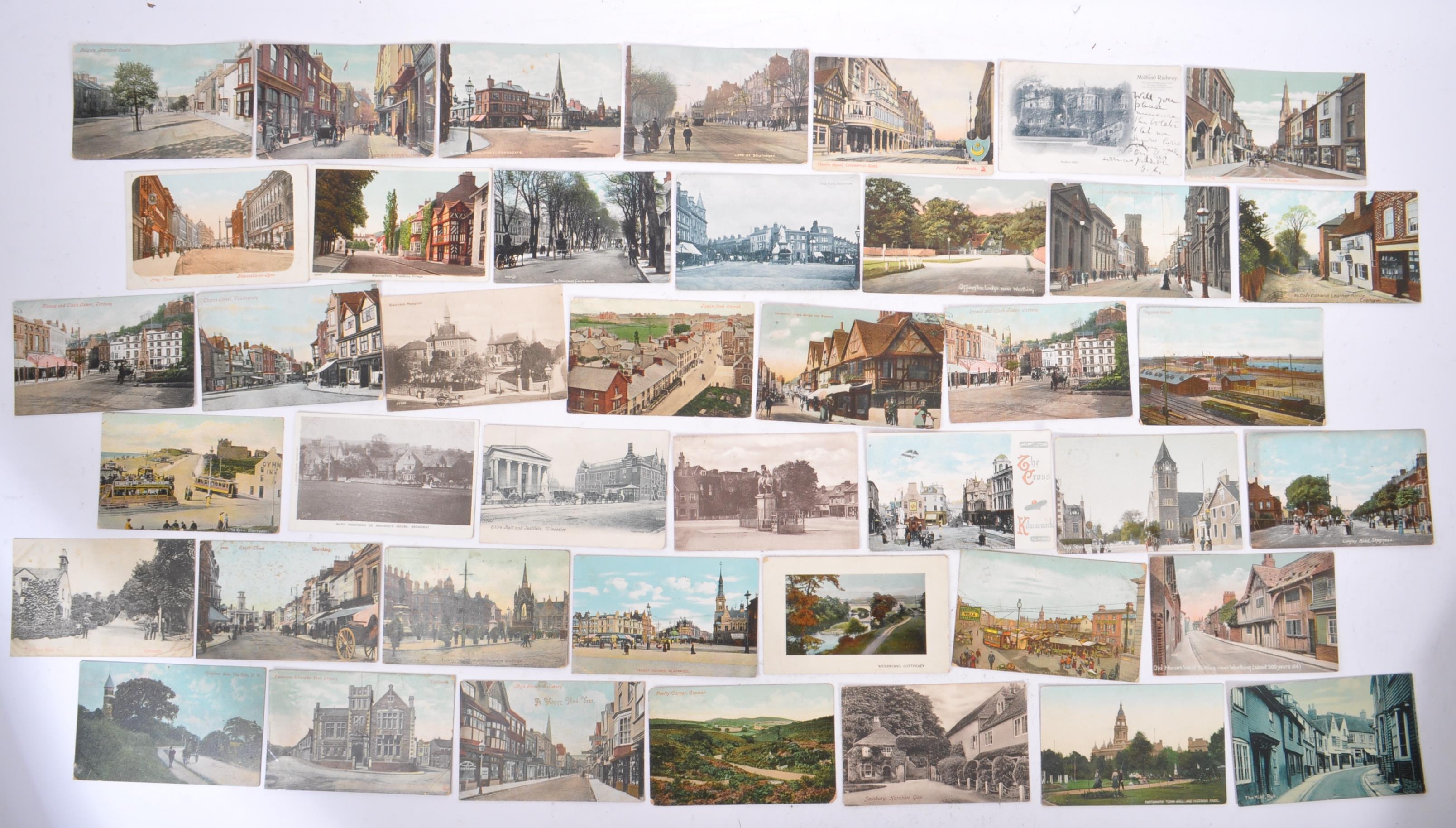 EXTENSIVE UNSORTED EDWARDIAN TOPOGRAHPICAL POSTCARDS - Image 6 of 23