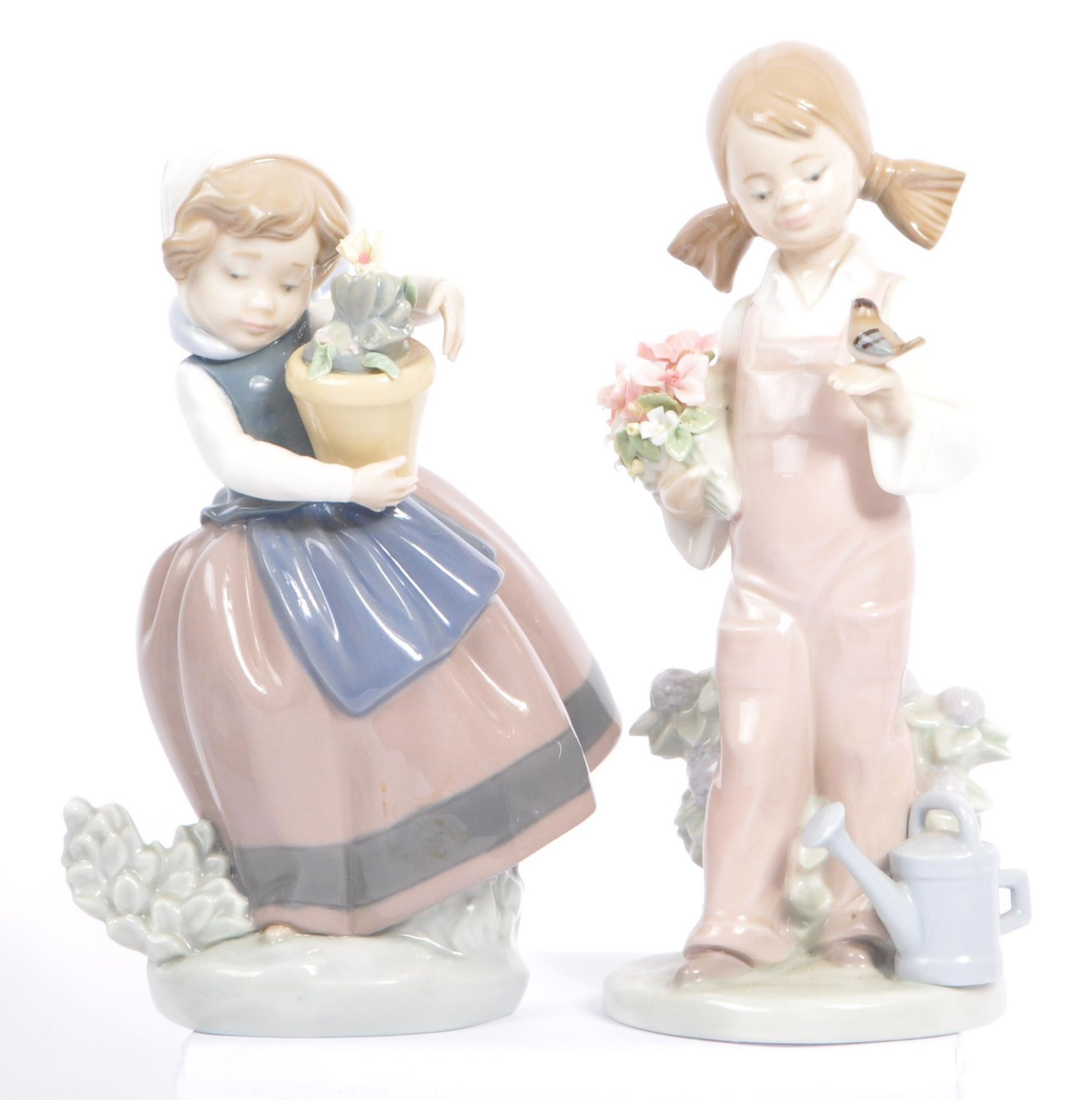 LLADRO - COLLECTION OF FIVE CHILDREN PORCELAIN FIGURES - Image 5 of 9