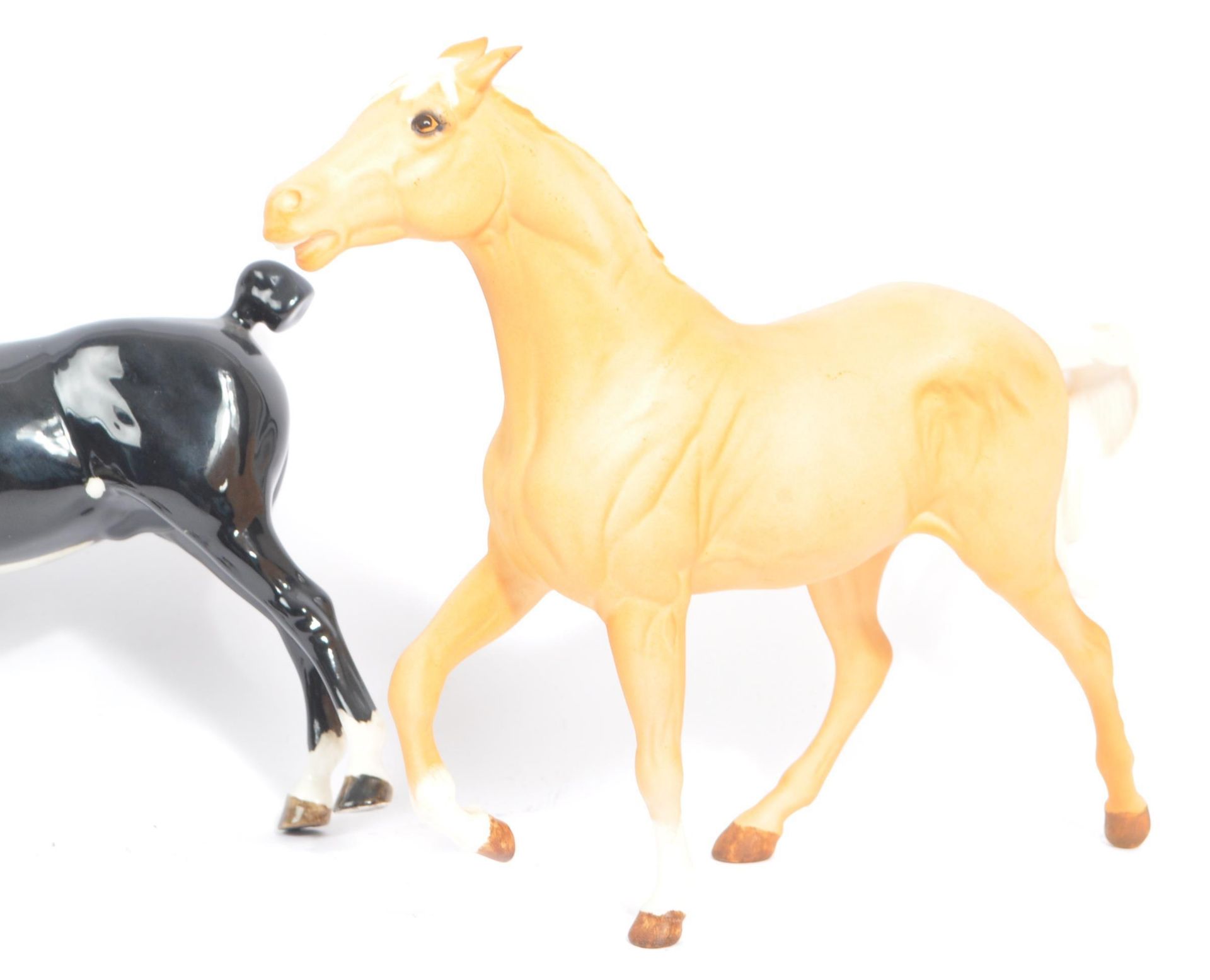 BESWICK - COLLECTION OF FOUR PORCELAIN CHINA HORSES - Image 4 of 9