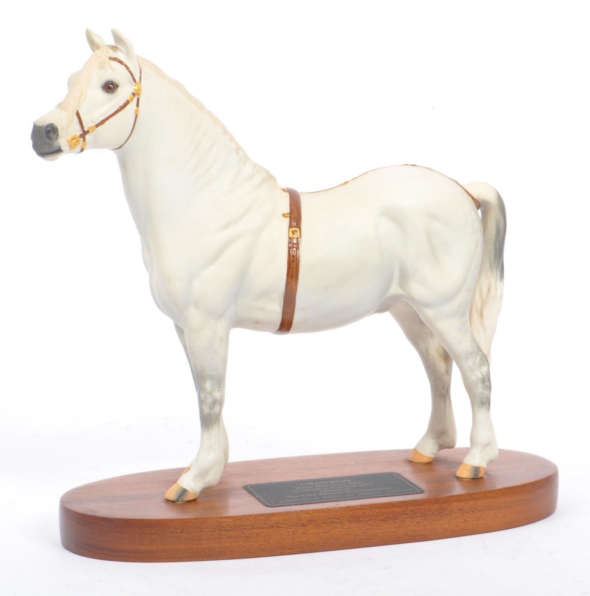 BESWICK - PORCELAIN CHINA FIGURINE OF A HORSE TITLED CHAMPION