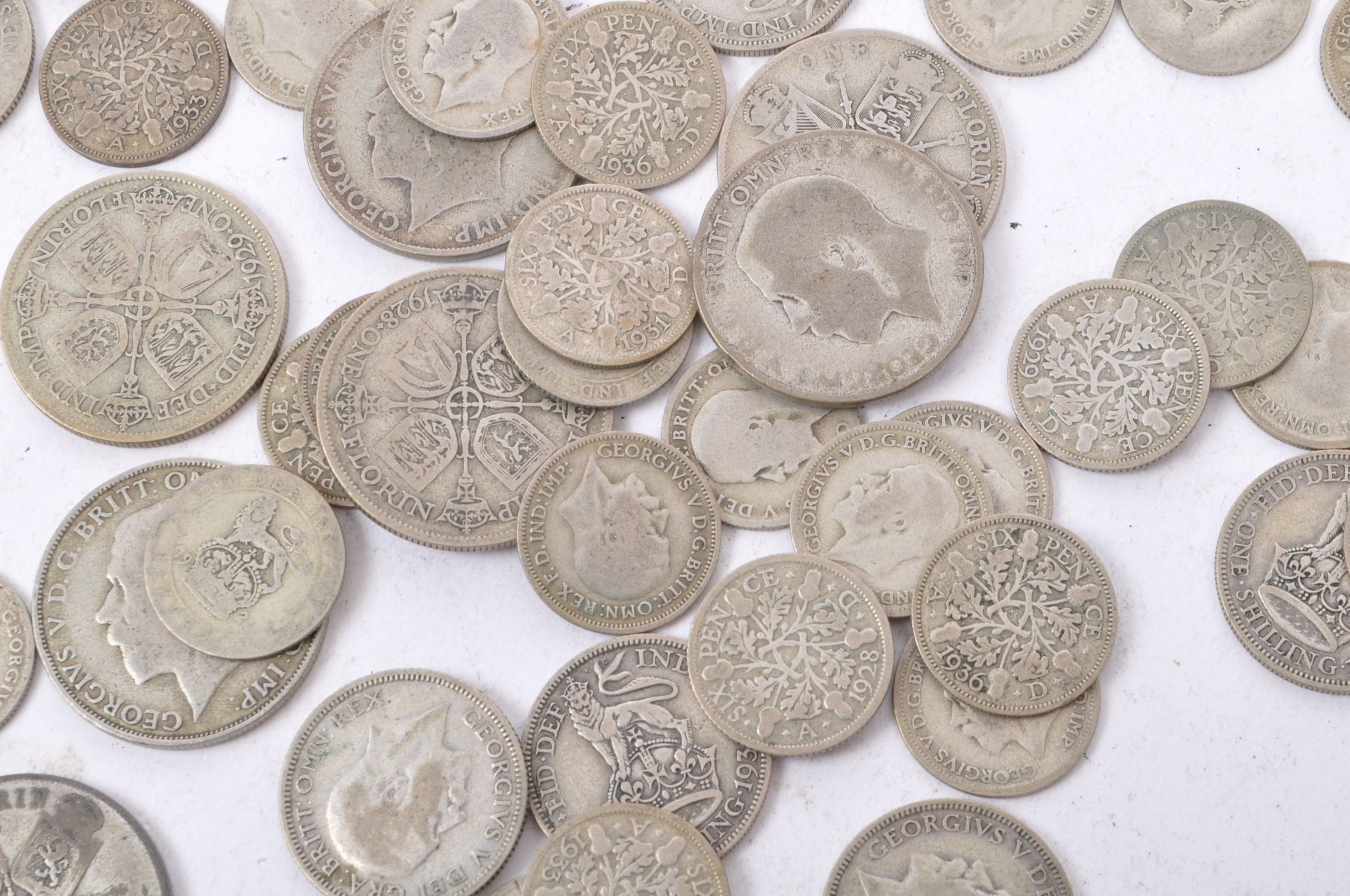 COLLECTION OF 1922-1947 BRITISH COINS - TOTAL 462G - Image 2 of 7