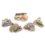 DANBURY MINT - COUNTRY LINES COLLECTION - TRAIN RESIN FIGURES
