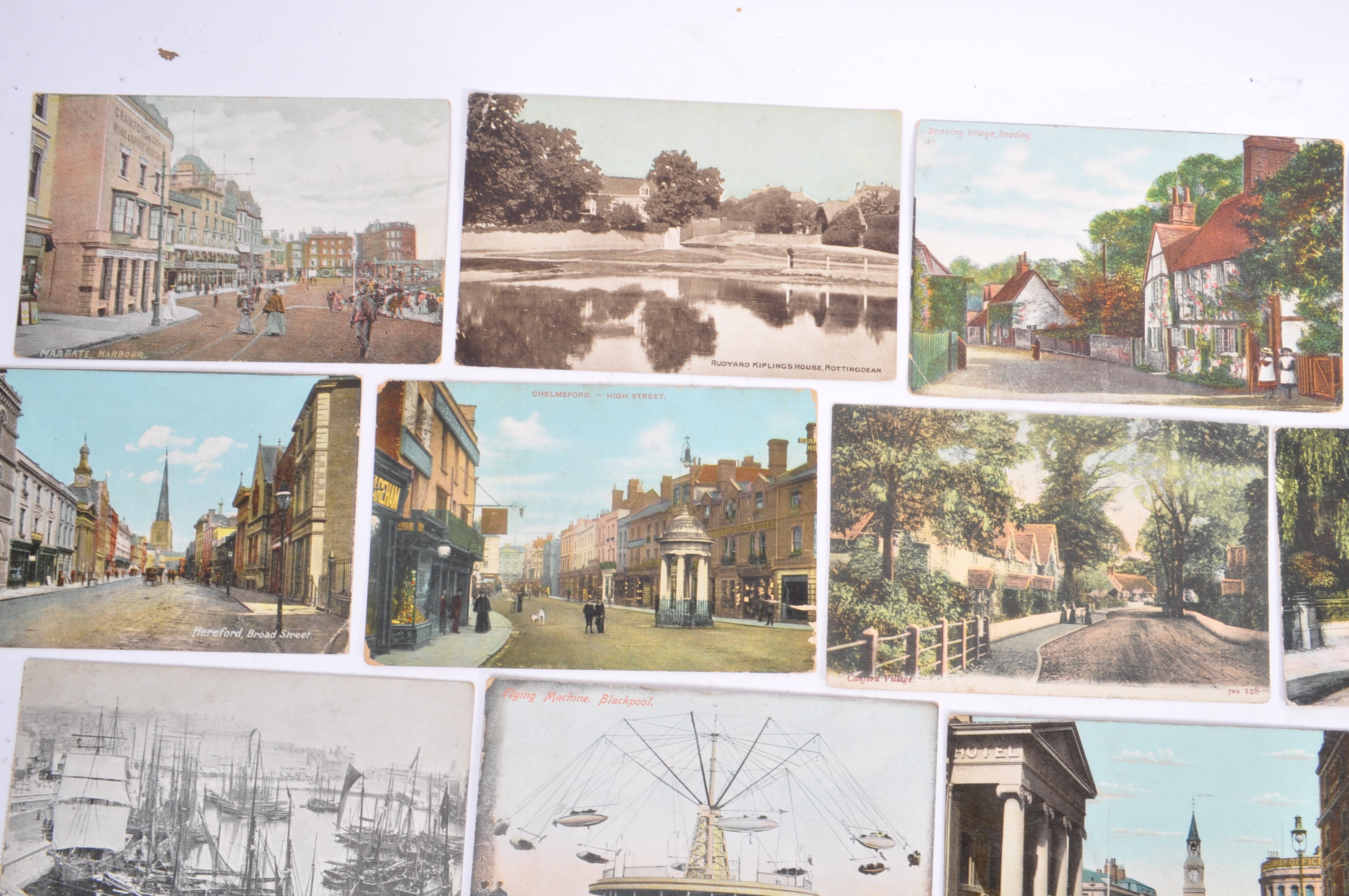 EXTENSIVE UNSORTED EDWARDIAN TOPOGRAHPICAL POSTCARDS - Image 21 of 23