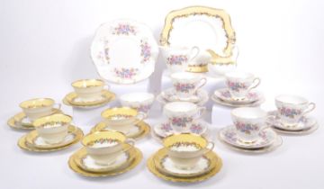 ROYAL SUTHERLAND / TUSCAN CHINA - TWO PART TEA SERVICES