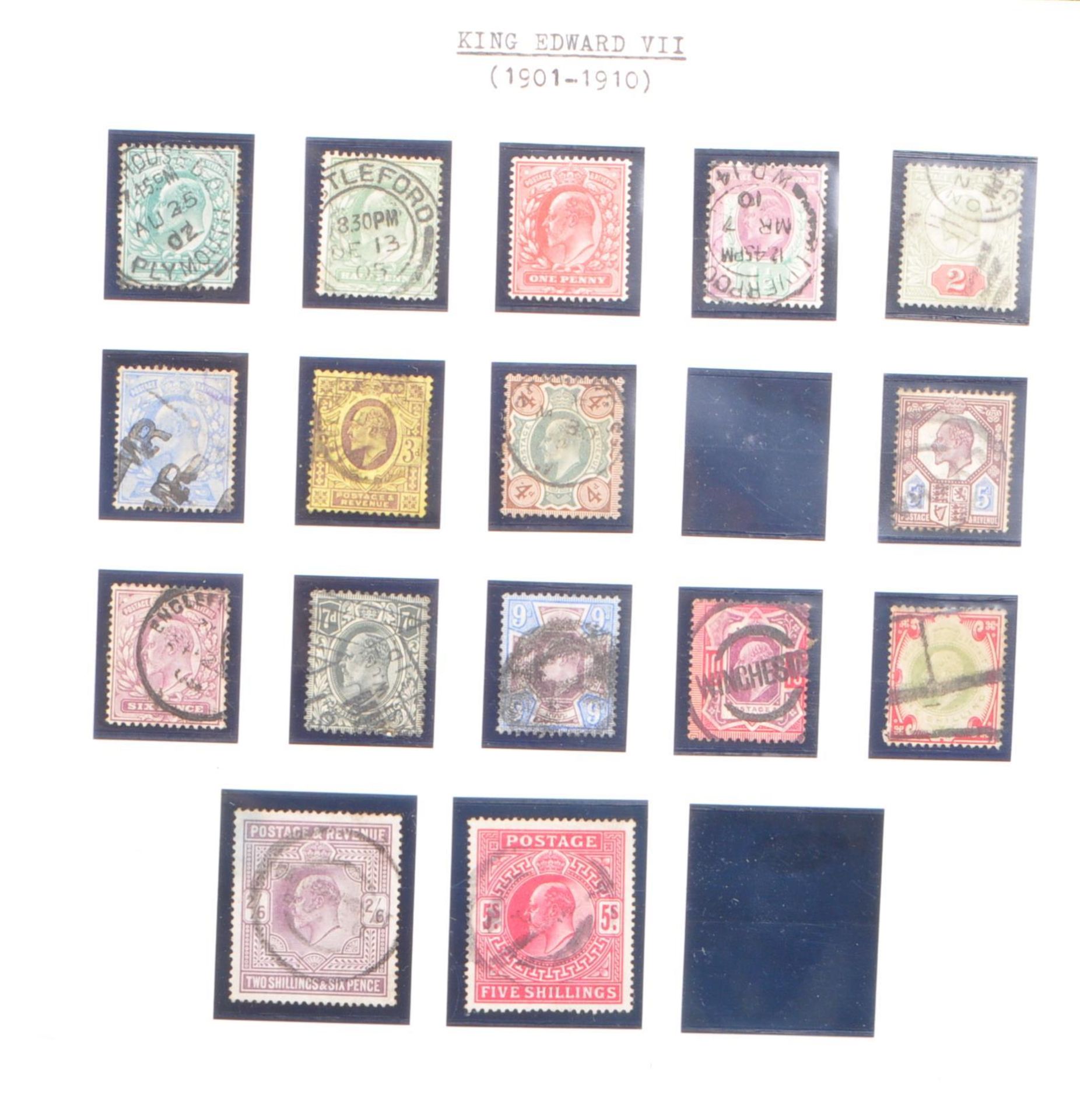 COLLECTION 19TH CENTURY VICTORIAN STAMPS - 120 PENNY REDS - Bild 8 aus 9