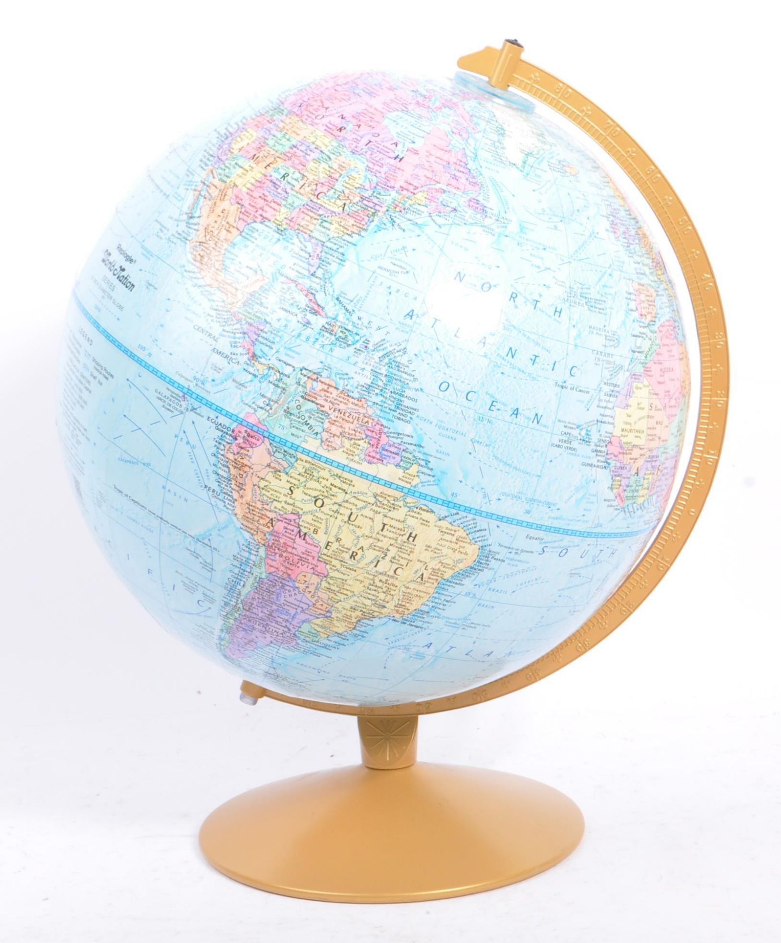 LATE 20TH CENTURY DESKTOP WORLD GLOBE