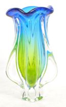 JOSEF HOSPODKA SKLO UNION FOR CHRIBSKA - STUDIO ART GLASS VASE