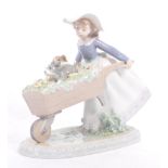 LLADRO - BARROW OF FUN - PORCELAIN CHINA FIGURINE