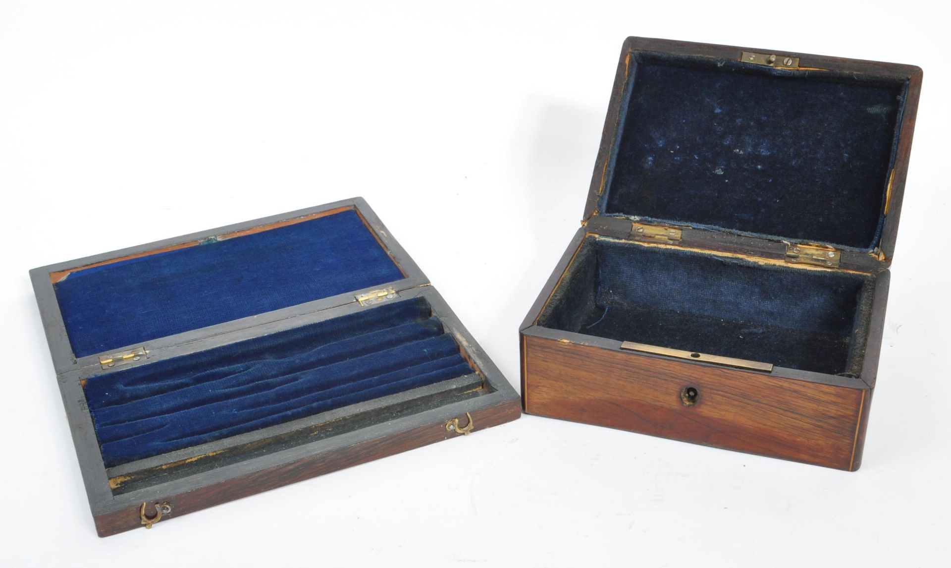 COLLECTION OF THREE WOODEN TRINKET BOXES - Image 6 of 6