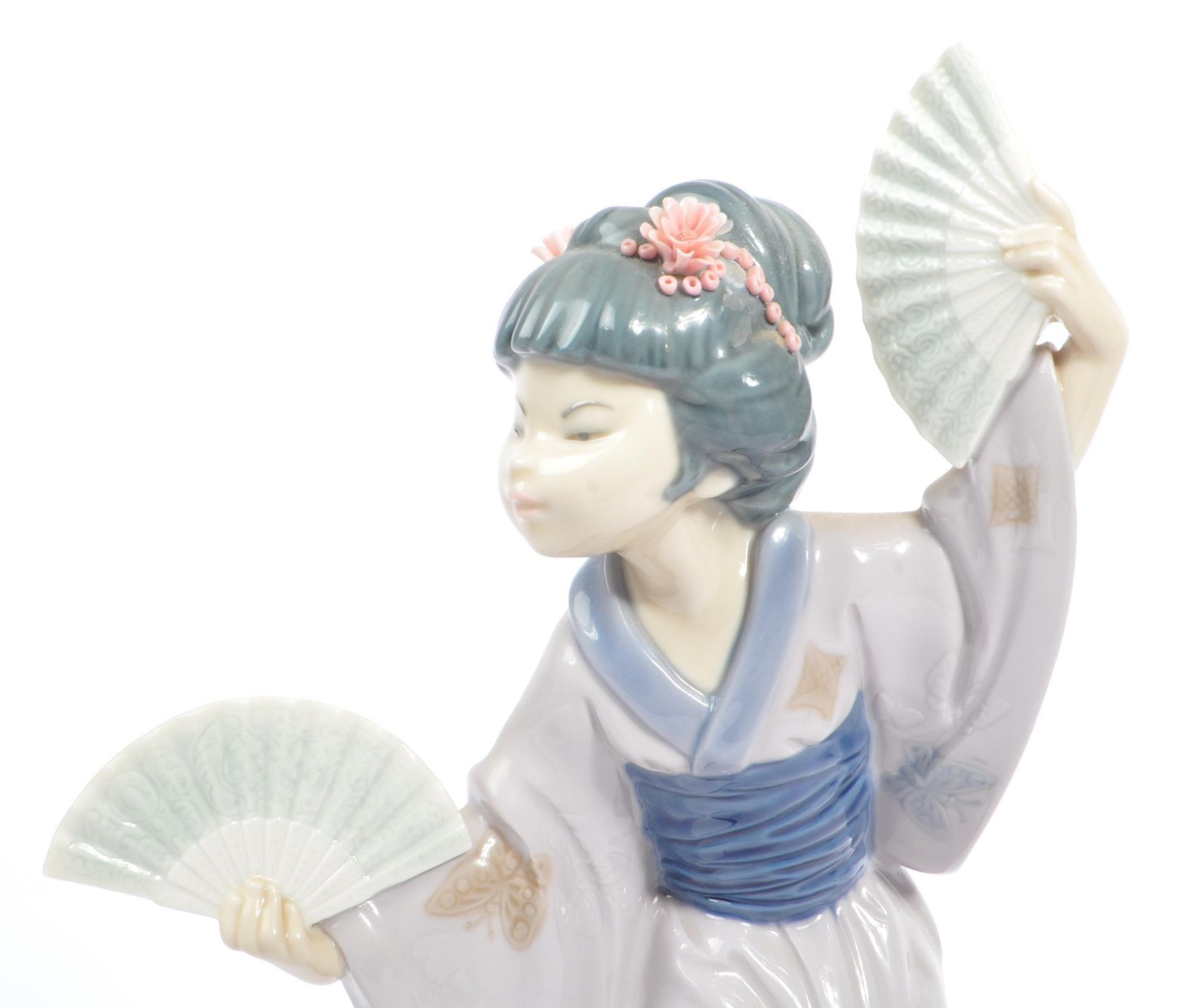 LLADRO - COLLECTION OF FOUR VINTAGE PORCELAIN GEISHA GIRL - Image 8 of 10