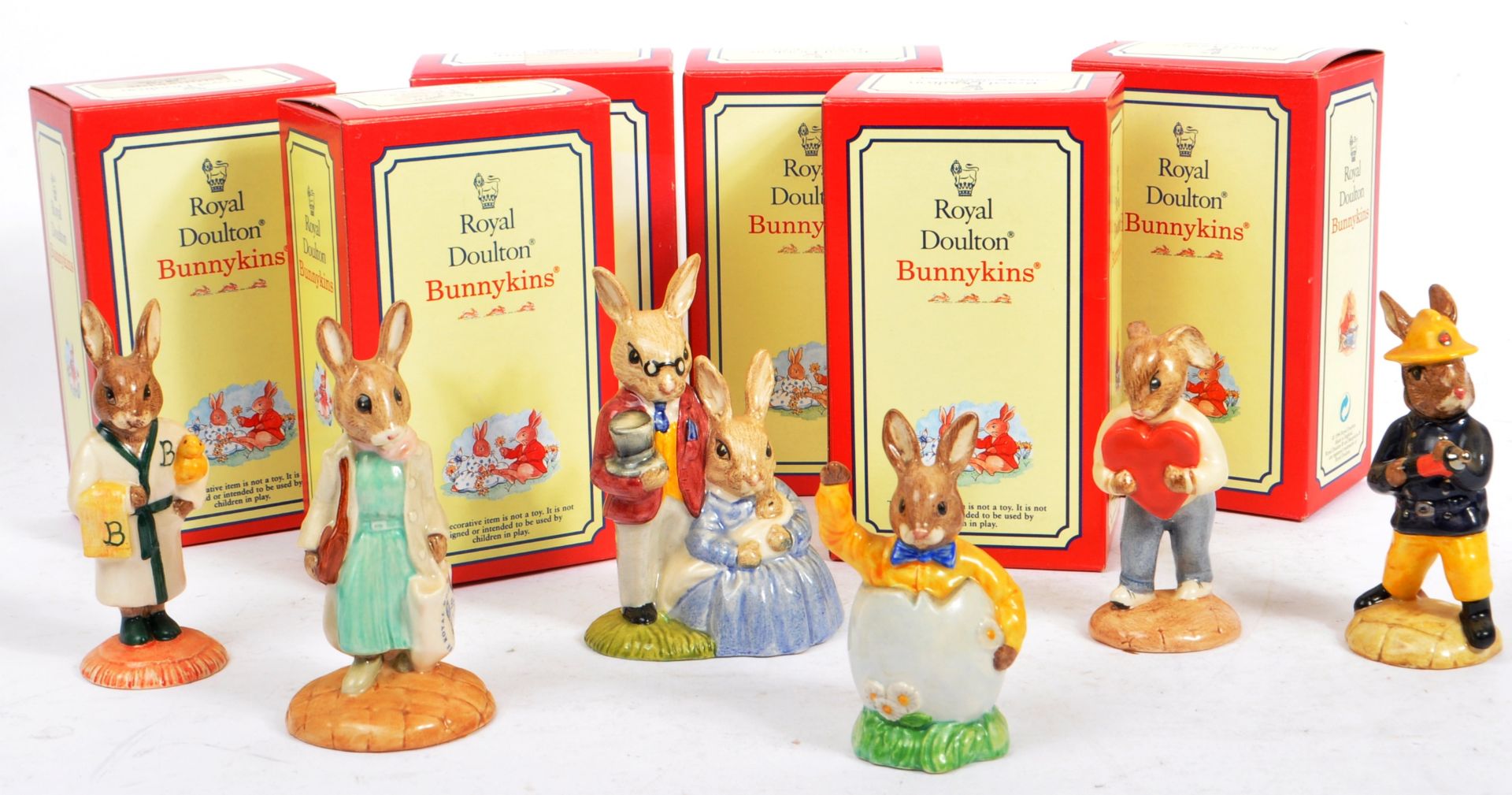 ROYAL DOULTON - BUNNYKINS - COLLECTION OF CINHA BUNNY FIGURES