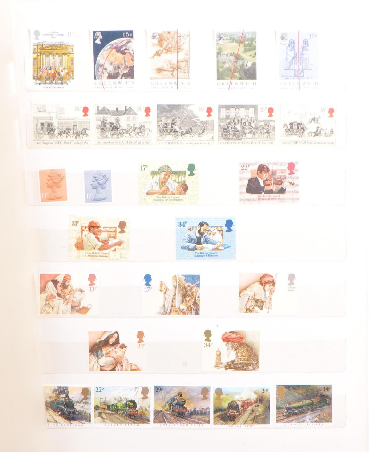 UNITED KINGDOM - COLLECTION OF ROYAL MAIL UNFRANKED STAMPS - Image 3 of 10