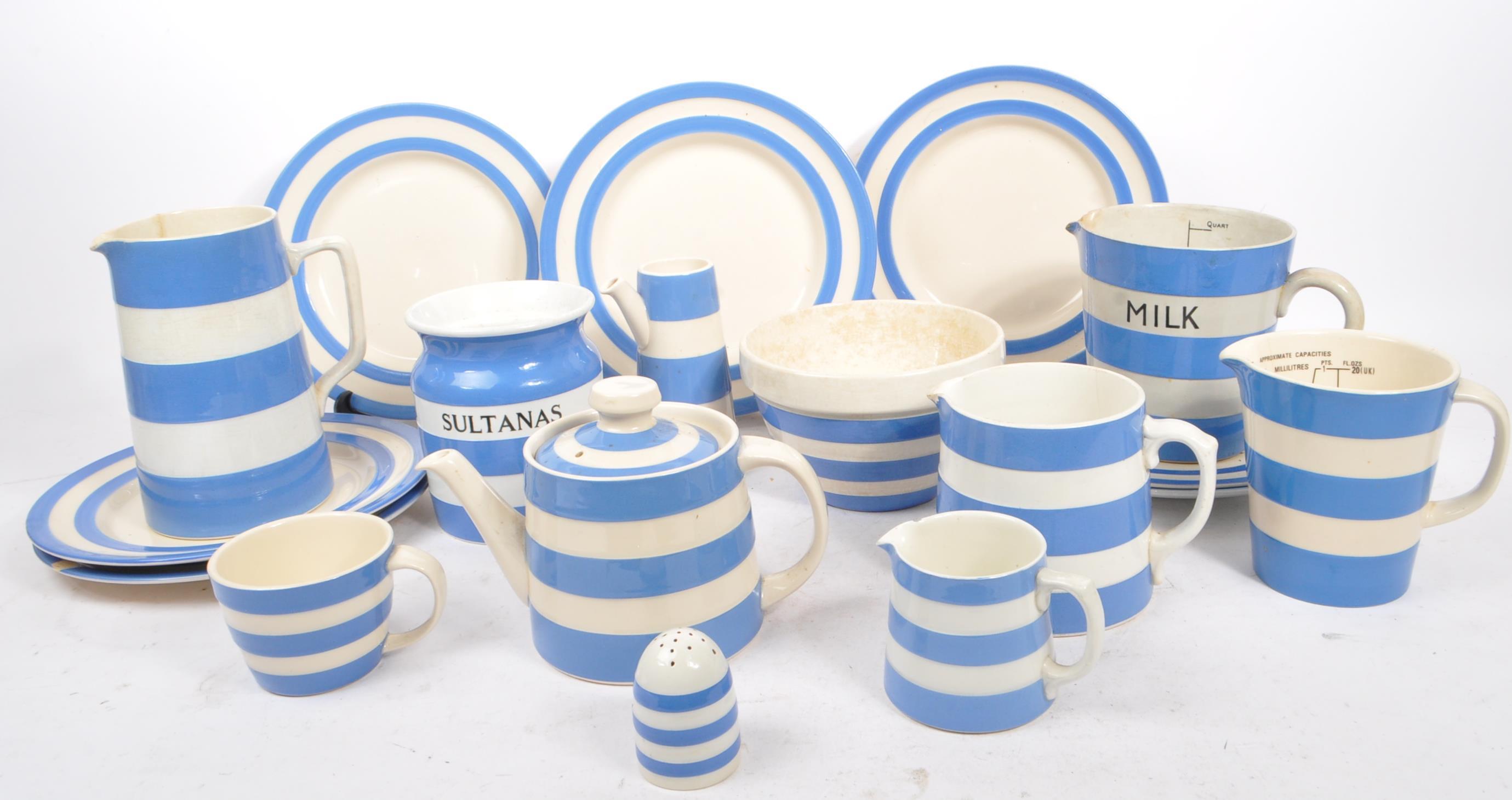 COLLECTION OF 20TH CENTURY T G GREEN CORNISHWARE KITCHENWARE