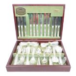 VINERS CANTEEN OF GUILD SILVER CUTLERY HARLEY ELEGANCE PATTERN
