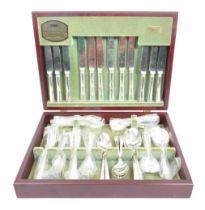 VINERS CANTEEN OF GUILD SILVER CUTLERY HARLEY ELEGANCE PATTERN