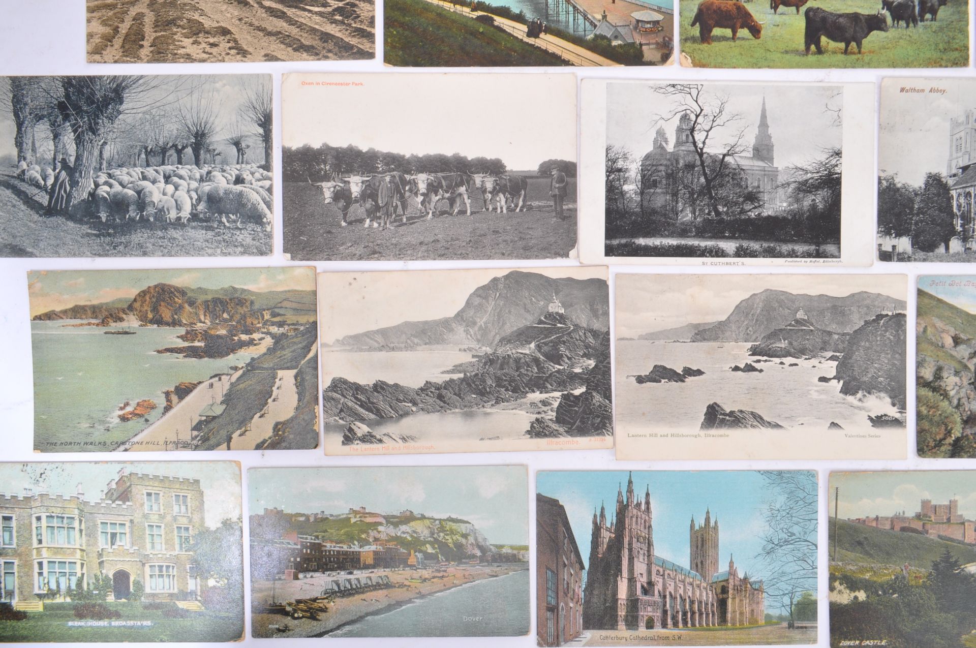 EXTENSIVE UNSORTED EDWARDIAN TOPOGRAHPICAL POSTCARDS - Image 2 of 23