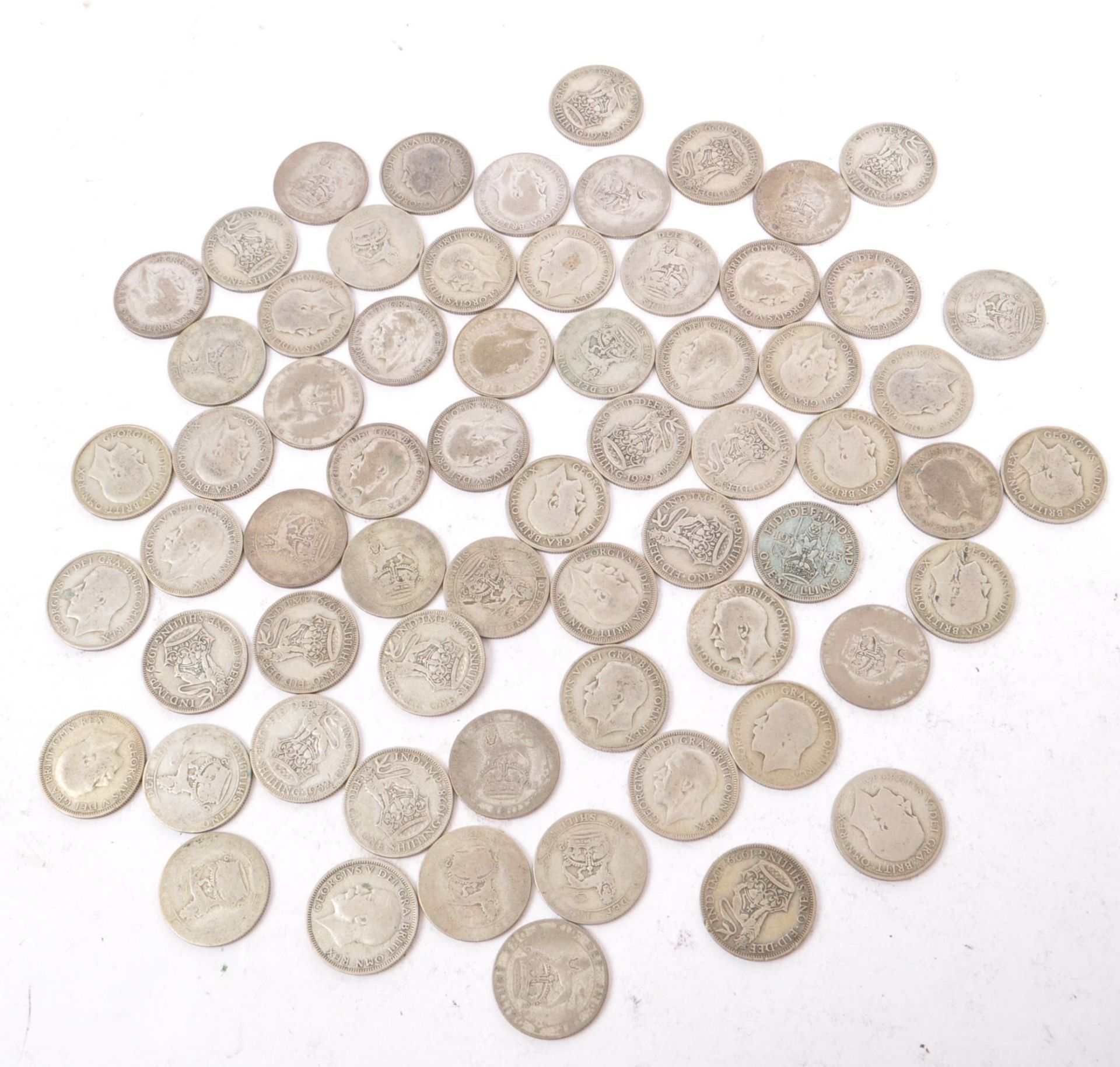 COLLECTION 1922-1947 BRITISH SHILLINGS - 357G