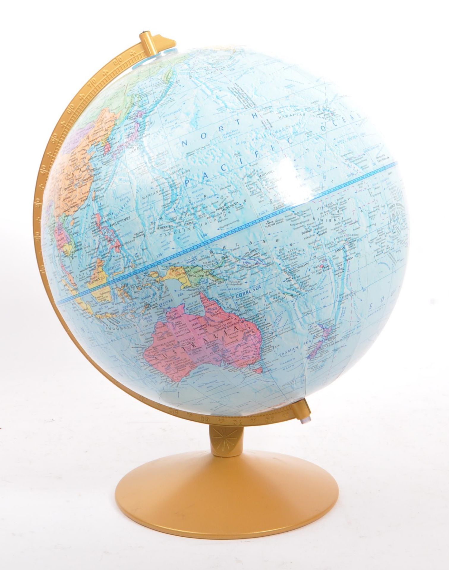 LATE 20TH CENTURY DESKTOP WORLD GLOBE - Image 3 of 6