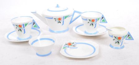 ERIC SLATER FOR SHELLEY - ART DECO PART TEA SERVICE