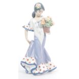 LLADRO - FLORA MARIA - LATE 20TH CENTURY PORCELAIN FIGURE