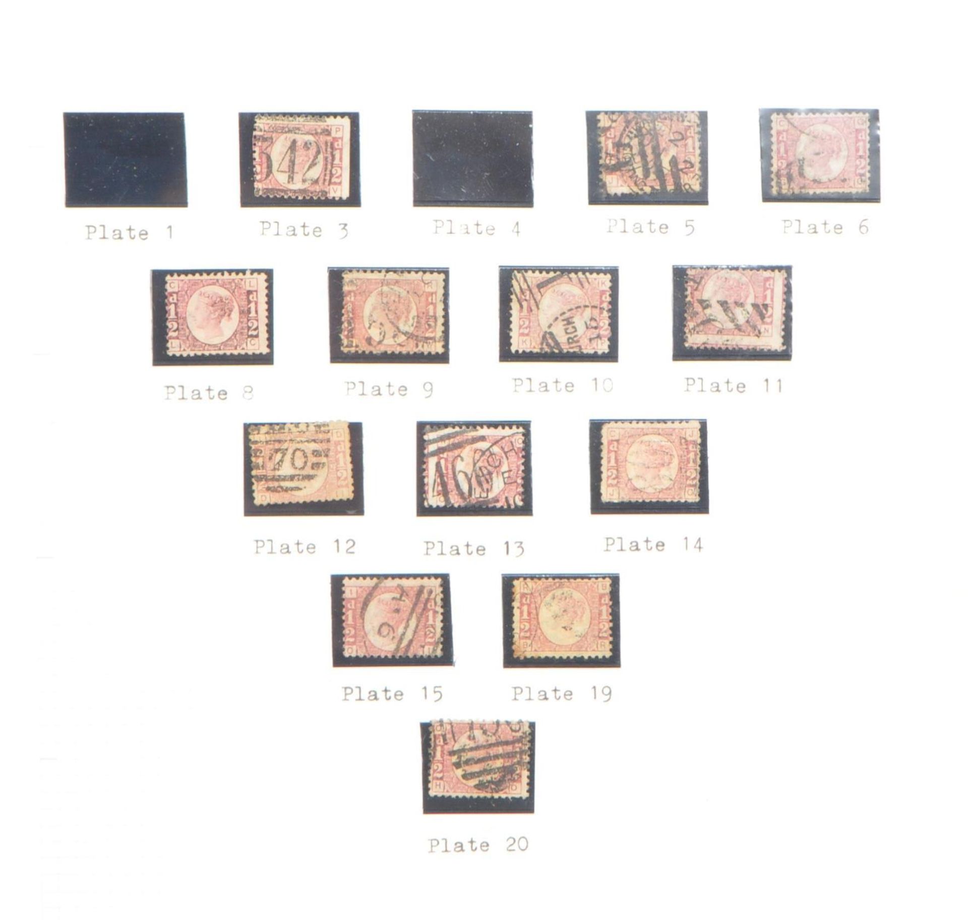 COLLECTION 19TH CENTURY VICTORIAN STAMPS - 120 PENNY REDS - Image 6 of 9