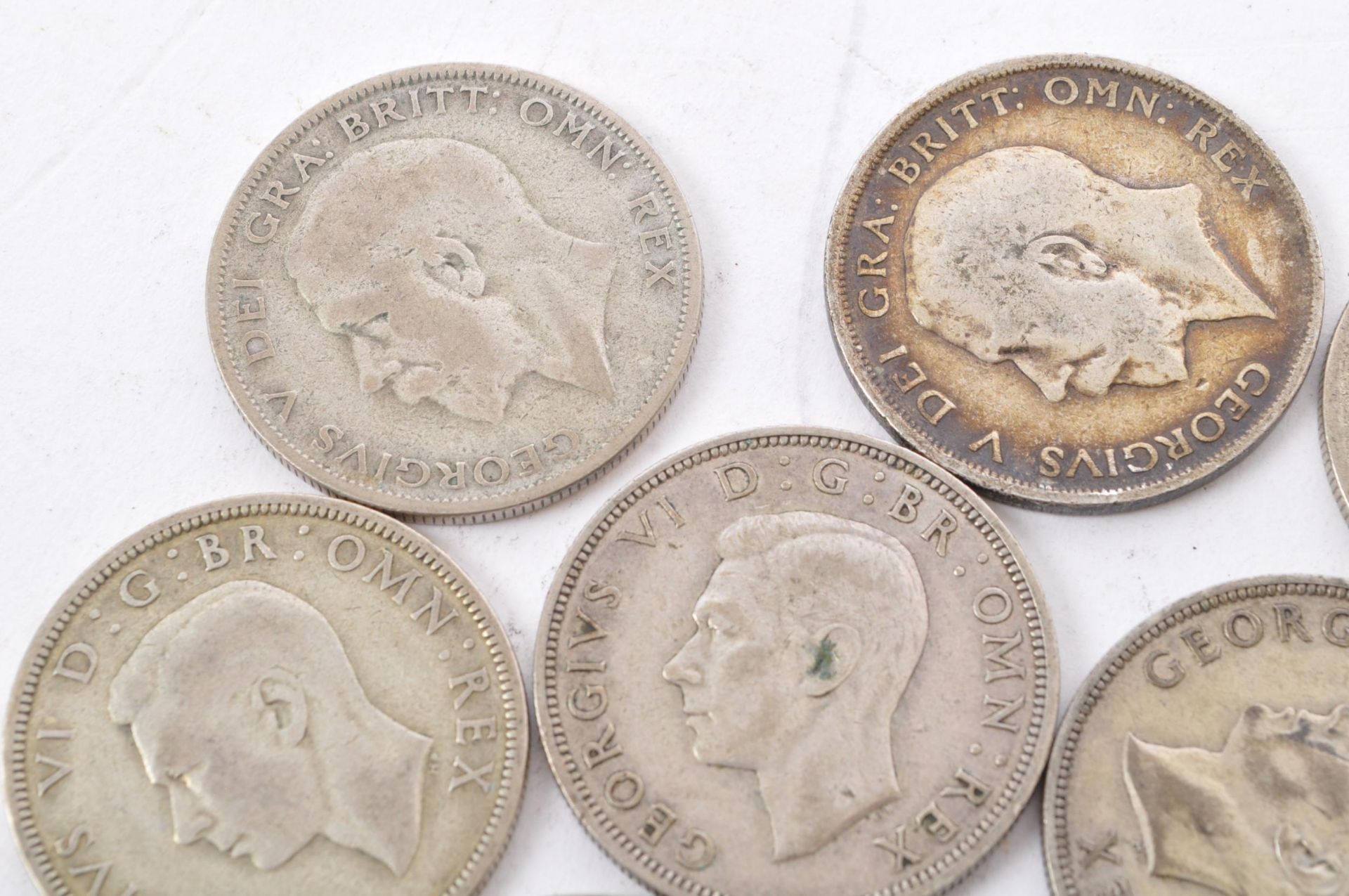 EIGHT EARLY 20TH CENTURY SILVER HALF CROWN COINS - Image 5 of 6