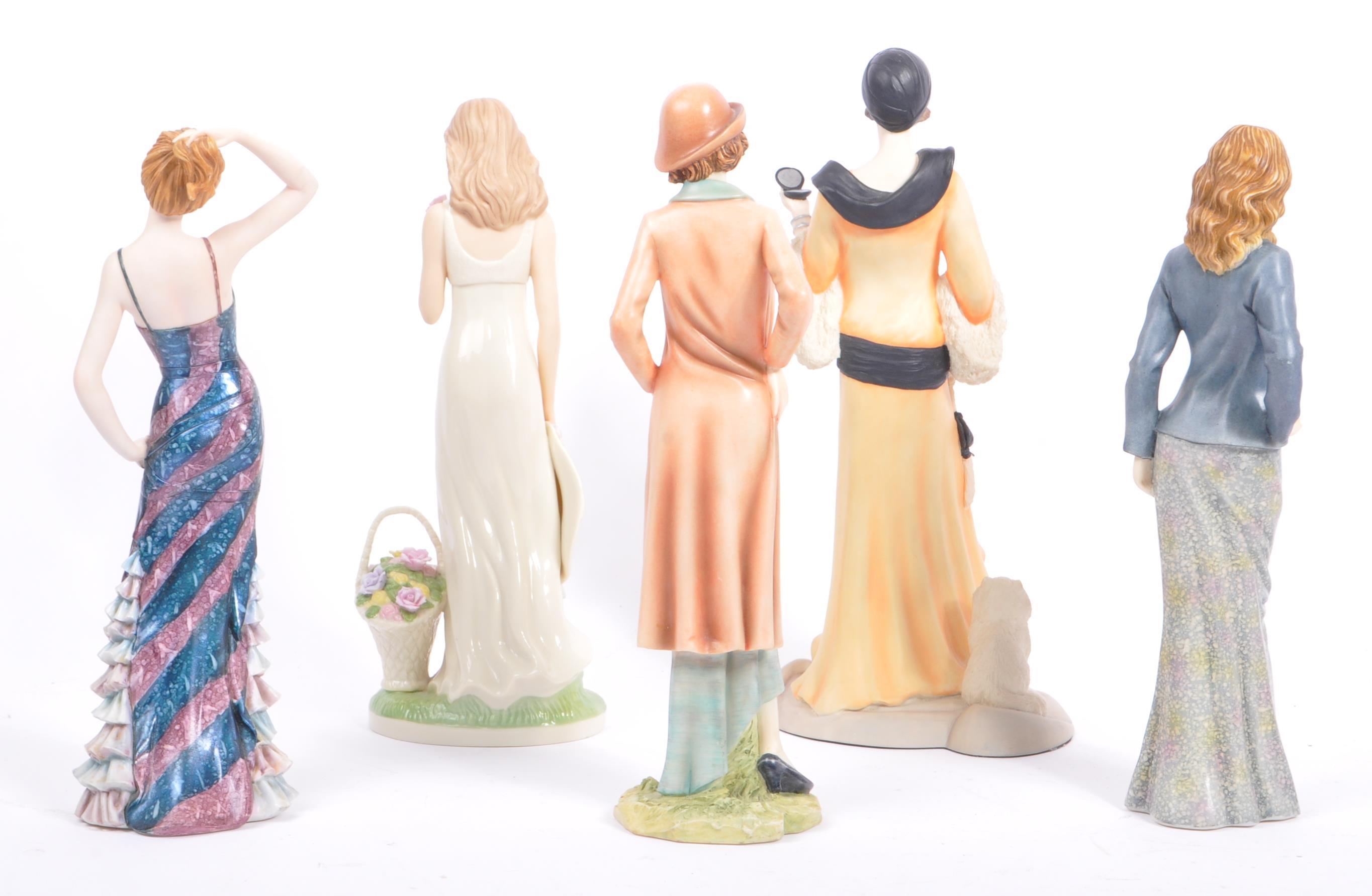 THE REGAL COLLECTION - FOUR FEMALE GLAMOUR FIGURINES - Image 5 of 7