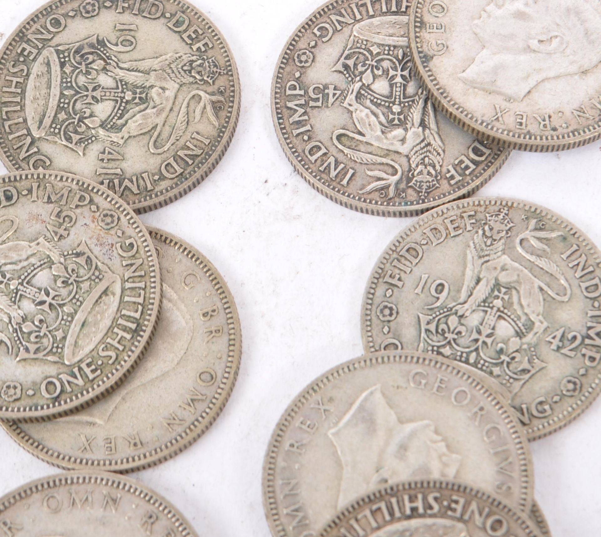 COLLECTION 20TH CENTURY BRITISH SHILLING COINS - Image 5 of 6