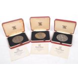1975 ROYAL MINT TOWER HILL END OF PRODUCTION MEDALS
