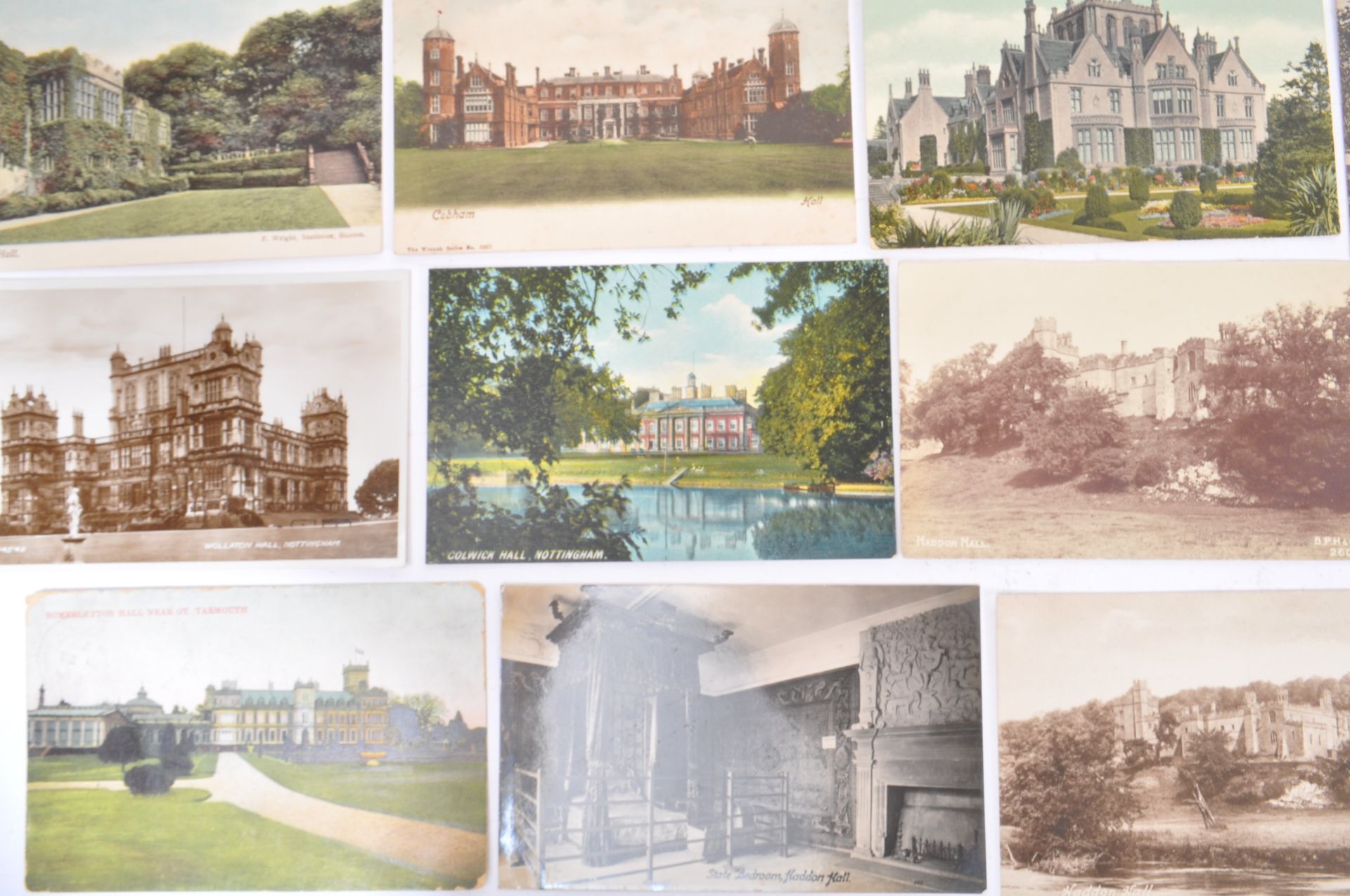 COLLECTION OF MID 20TH CENTURY UK COUNTRY HOUSE POSTCARDS - Bild 3 aus 16