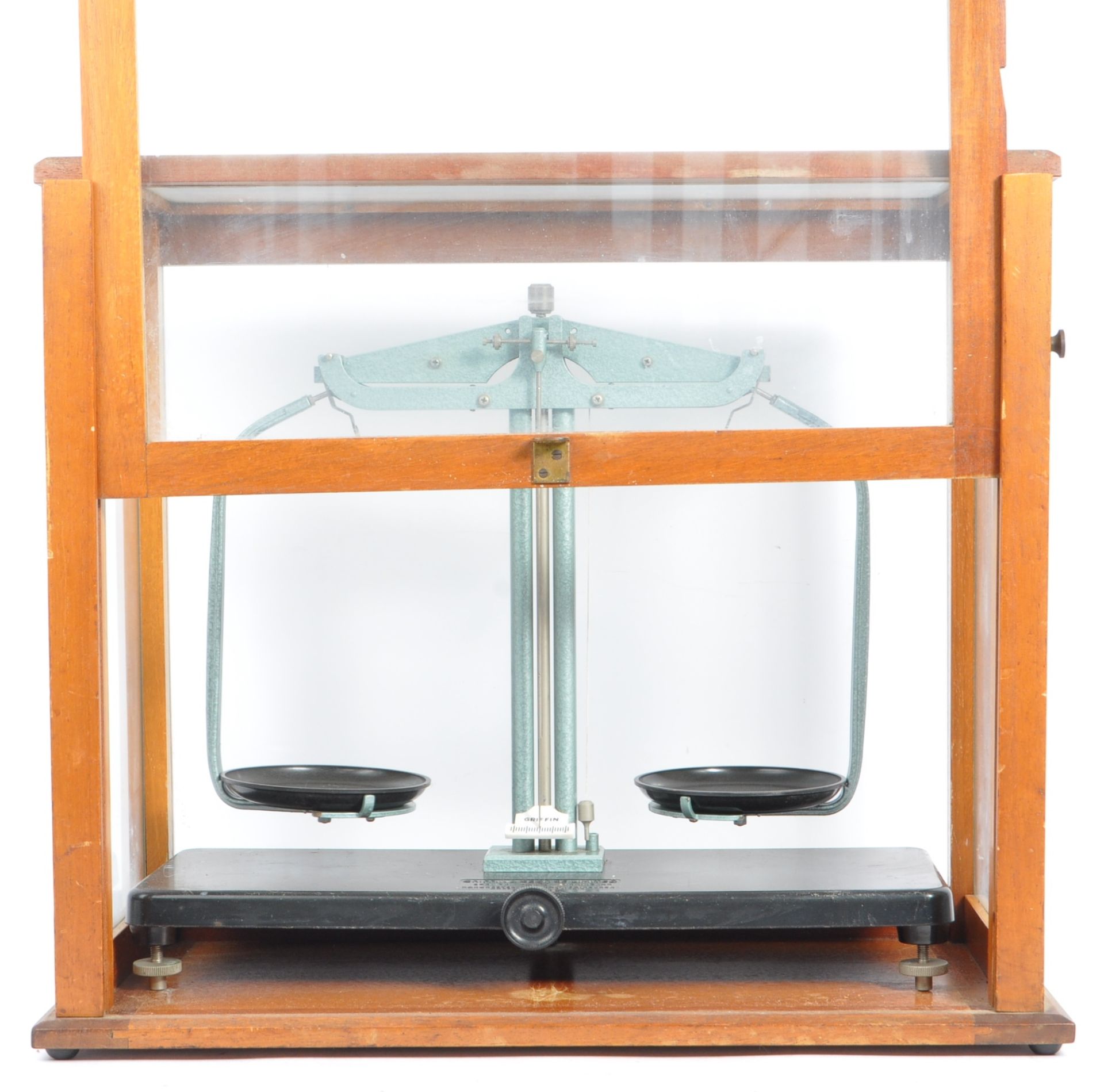 GRIFFIN & GEORGE OAK CASED SCIENTIFIC BALANCE SCALES - Image 2 of 7