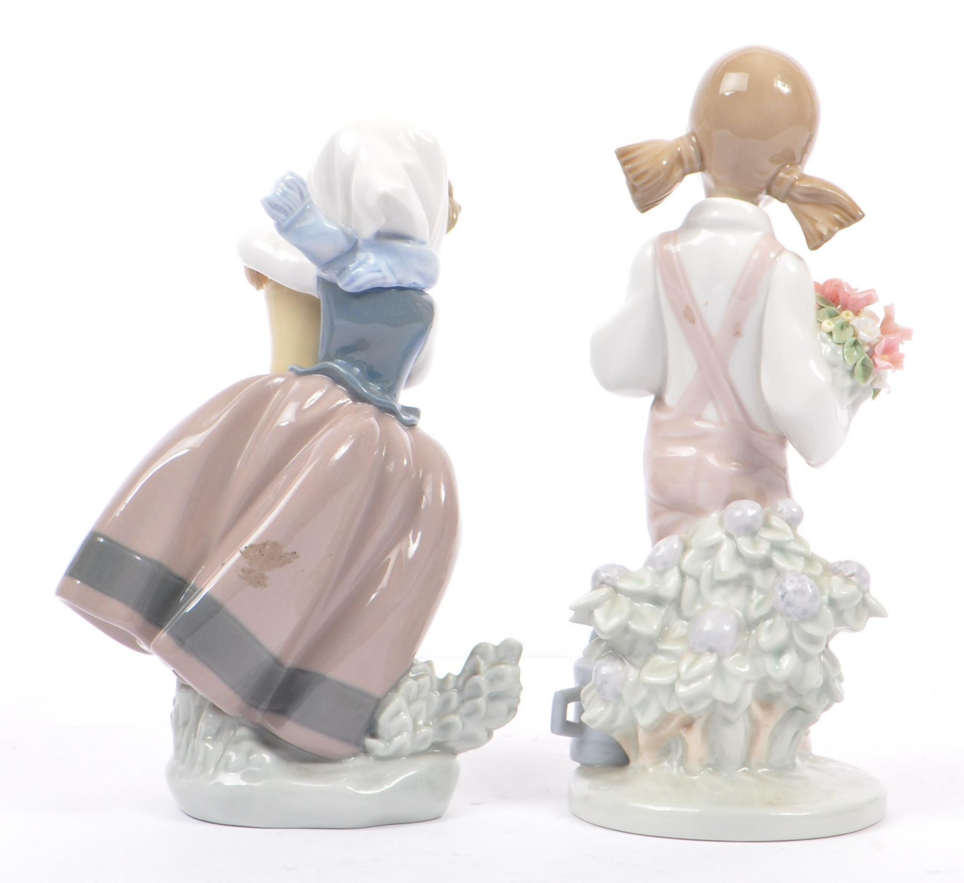 LLADRO - COLLECTION OF FIVE CHILDREN PORCELAIN FIGURES - Image 6 of 9