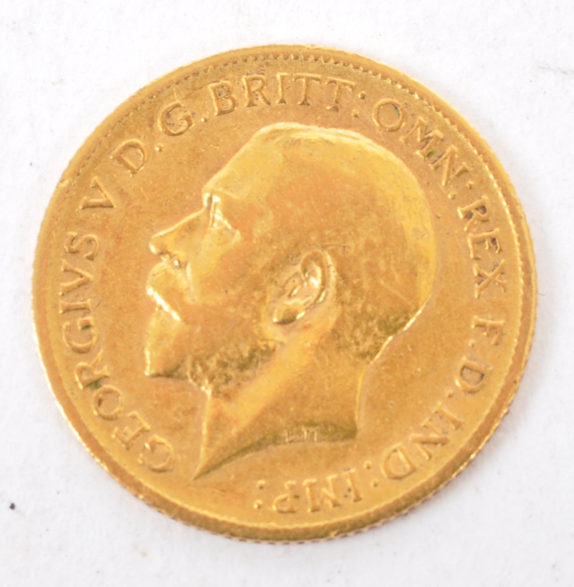 UNITED KINGDOM - GEORGE V GOLD HALF SOVEREIGN COIN - Image 2 of 2