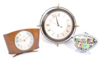 METAMEC - COLLECTION OF THREE VINTAGE WALL / MANTLE CLOCKS