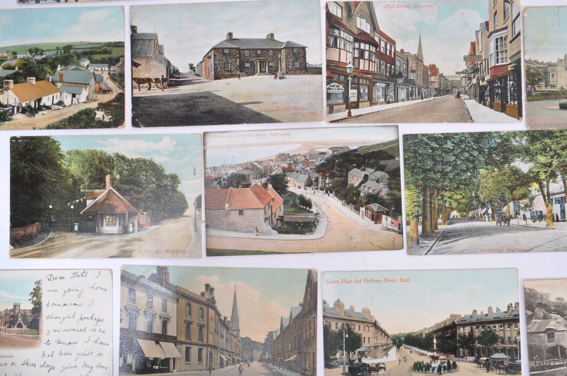 EXTENSIVE UNSORTED EDWARDIAN TOPOGRAHPICAL POSTCARDS - Image 12 of 23