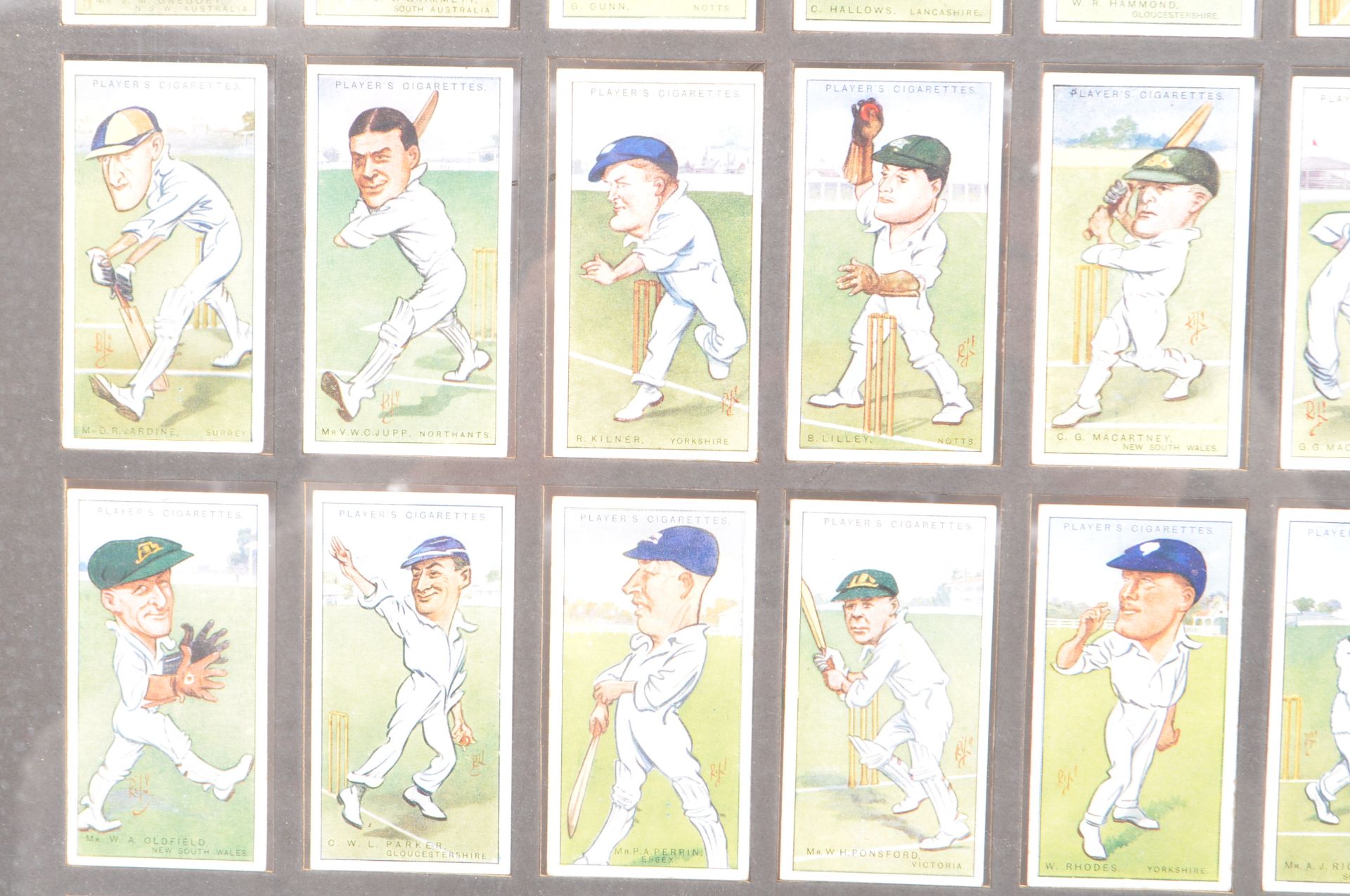 PLAYERS CIGARETTES - COLLECTION OF CRICKET CIGARETTE CARDS - Image 4 of 8