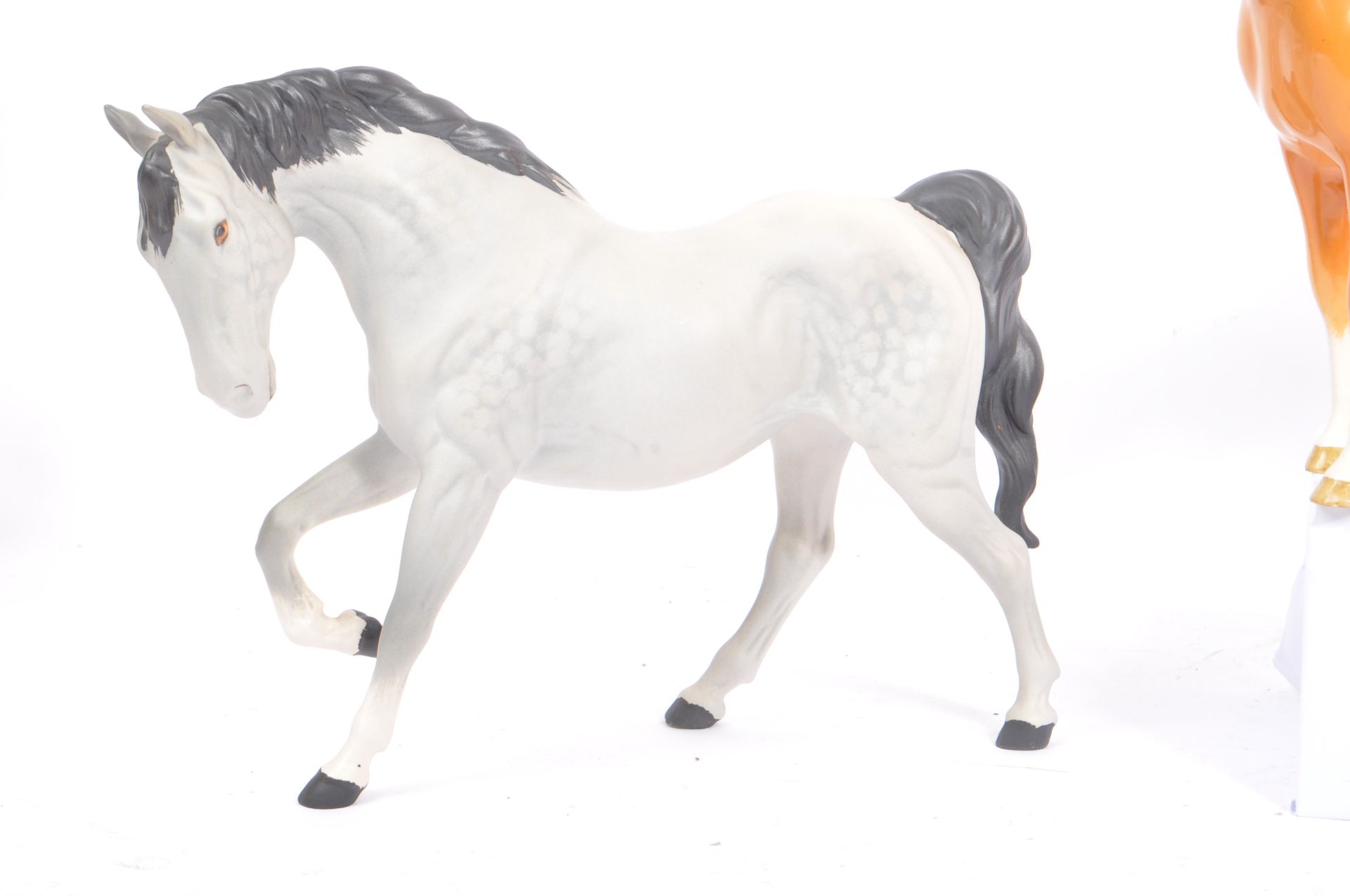BESWICK - COLLECTION OF THREE PORCELAIN CHINA HORSES - Image 3 of 8