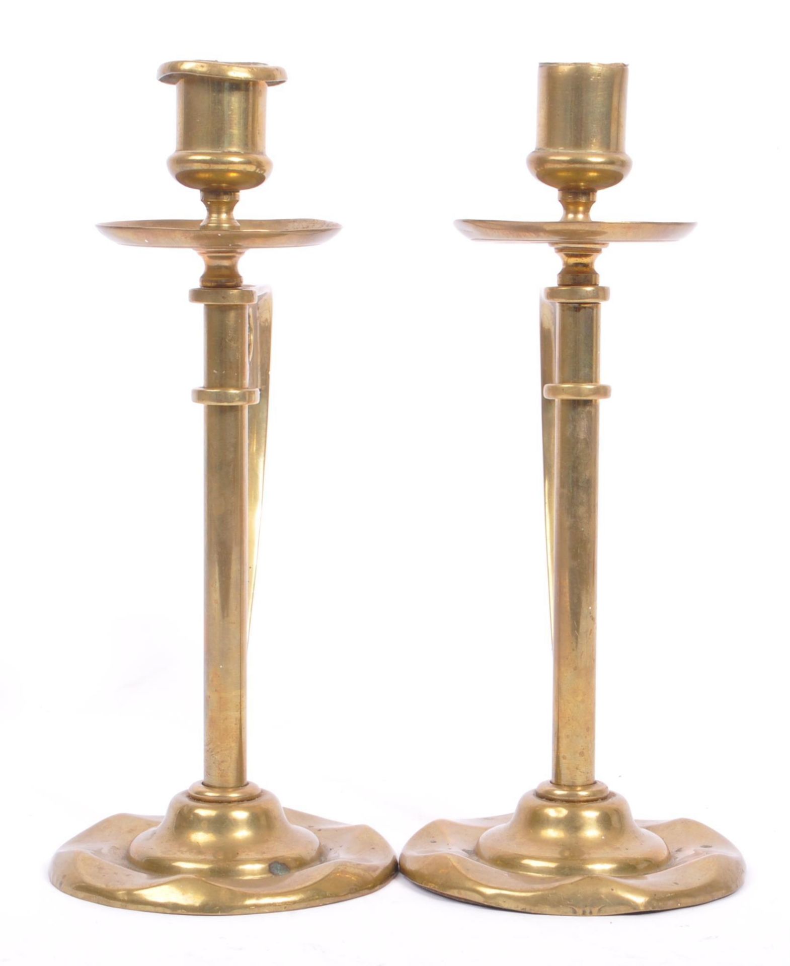 EARLY 20TH CENTURY ARTS & CRAFTS / ART NOUVEAU CANDLESTICKS - Image 4 of 7