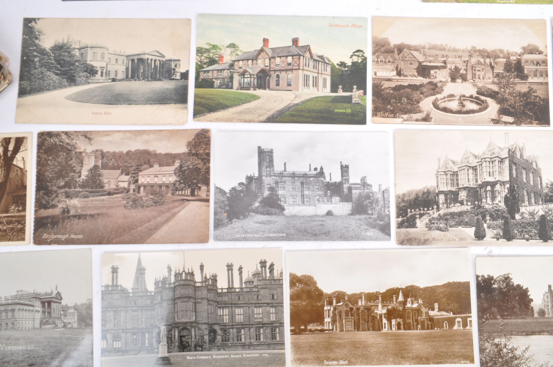 COLLECTION OF MID 20TH CENTURY UK COUNTRY HOUSE POSTCARDS - Bild 4 aus 16