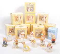 ELEVEN ROYAL DOULTON 'BRAMBLY HEDGE' CHINA MICE FIGURINES