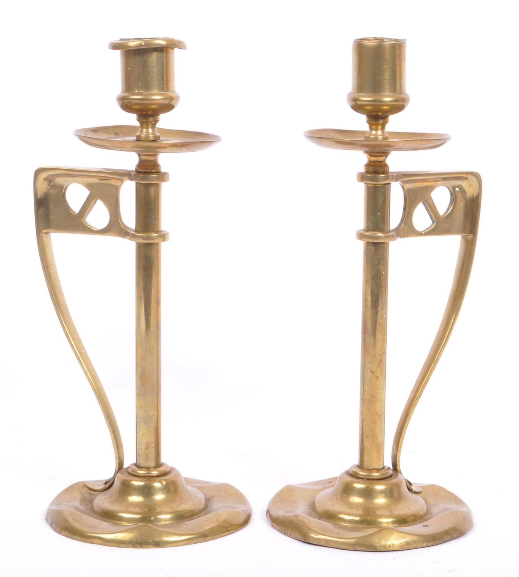 EARLY 20TH CENTURY ARTS & CRAFTS / ART NOUVEAU CANDLESTICKS