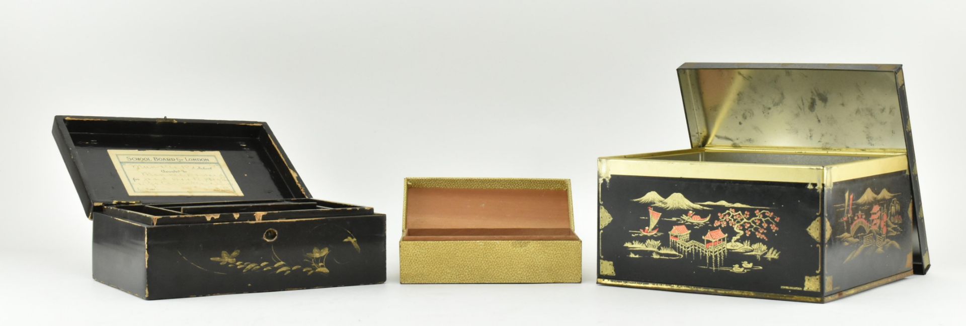 THREE JAPANESE / CHINESE TRINKET BOXES - Image 3 of 12