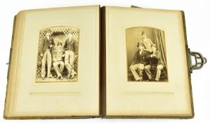 TWO 19TH CENTURY VICTORIAN PHOTOGRAPH ALBUMS