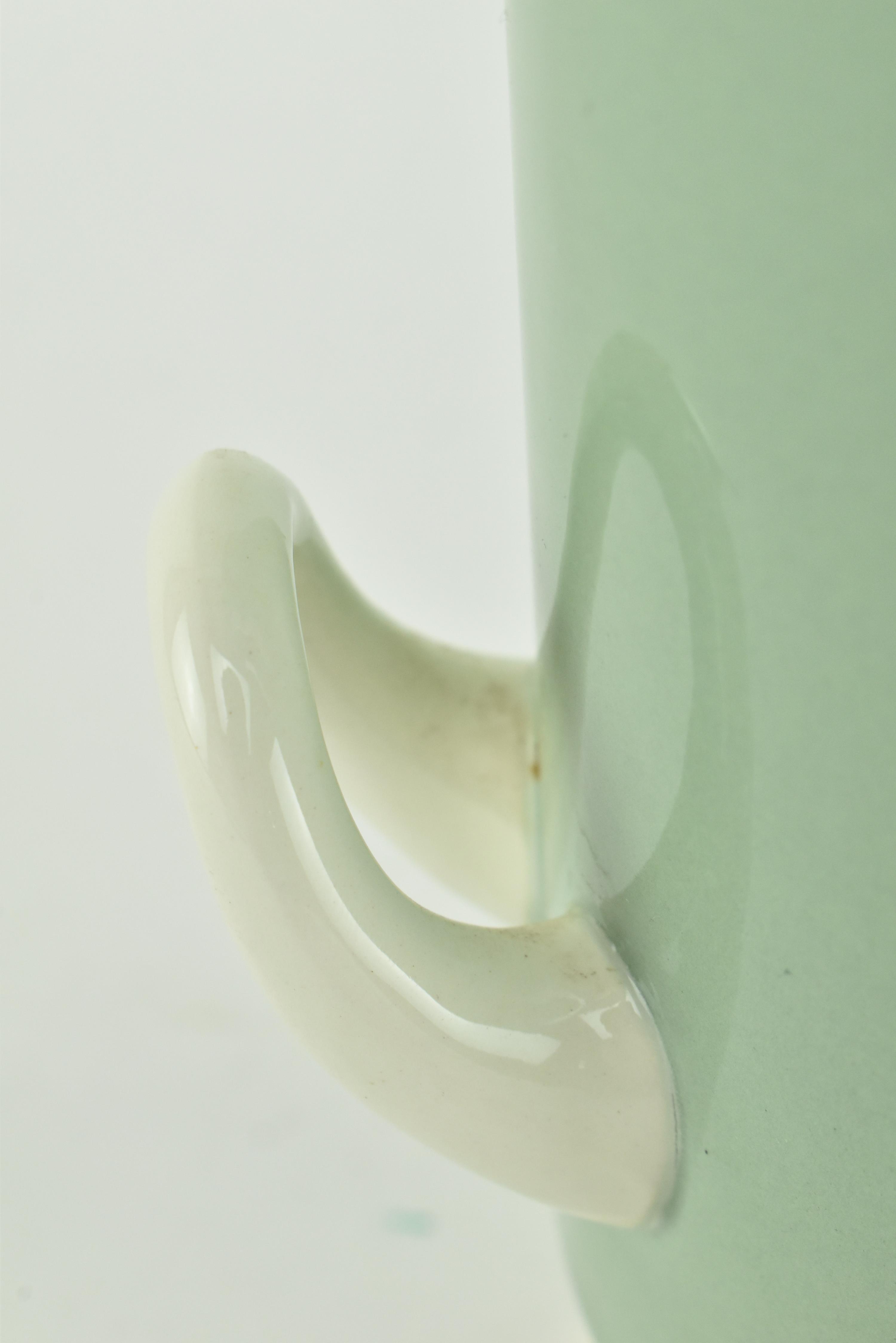 KEITH MURRAY FOR WEDGWOOD - CERAMIC CAMPANA URN IN SAGE - Image 3 of 6