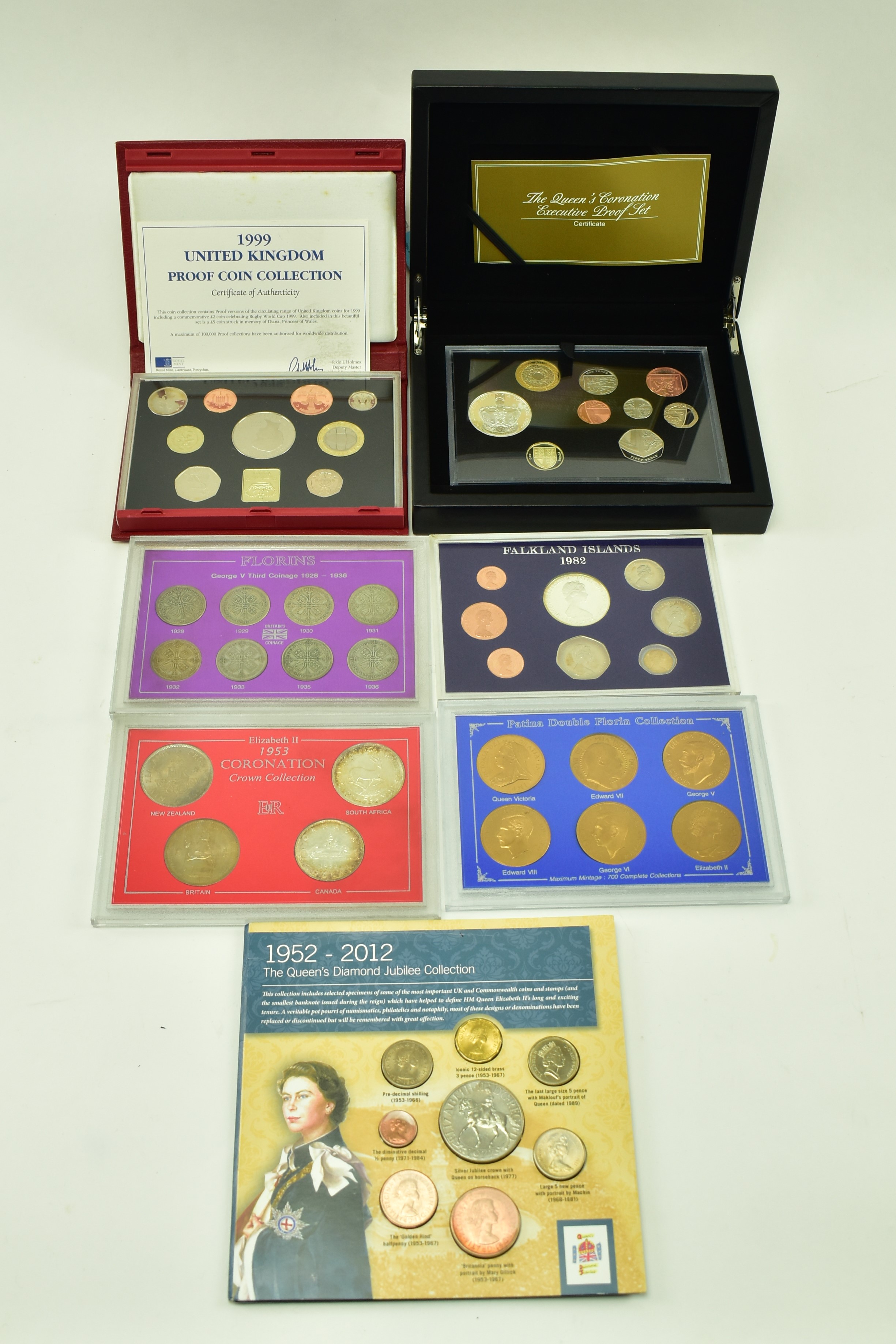 UK COLLECTION OF PROOF & NON-PROOF COIN SETS