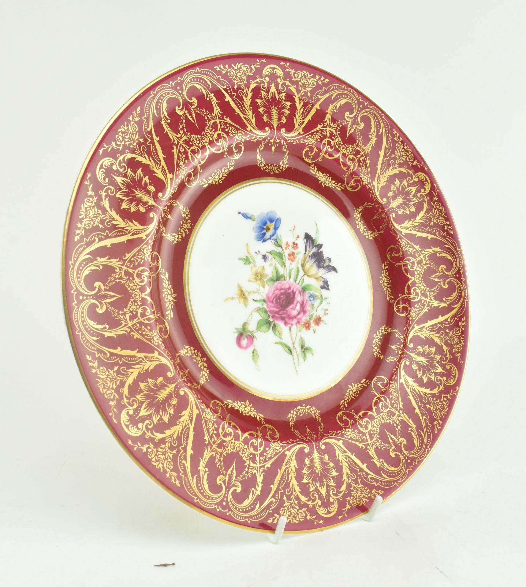ROYAL WORCESTER - VINTAGE 20TH CENTURY CABINET PLATE - Image 2 of 6