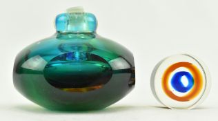 TWO'S COMPANY FOR SAKS FIFTH AVENUE - GLASS PERFUME BOTTLE