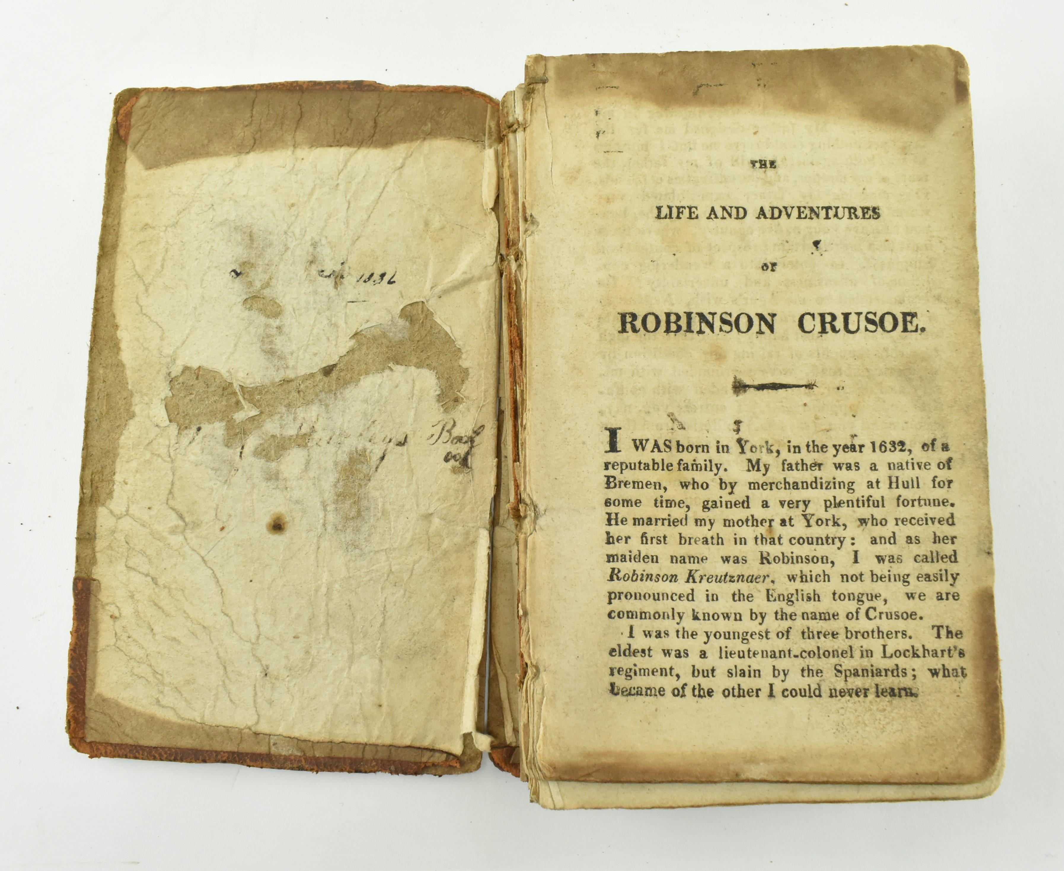 1819 ROBINSON CRUSOE - CENTENARY EDITION IN CONTEMP. SHEEPSKIN - Image 7 of 7